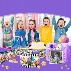Aparat Natychmiastowy Dla Dzieci Zestaw z Rolkami i Mazakami