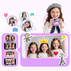 Aparat Natychmiastowy Dla Dzieci Zestaw z Rolkami i Mazakami