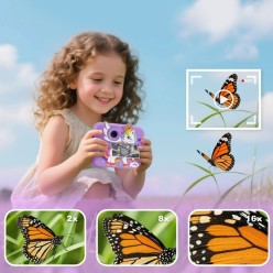 Aparat Natychmiastowy Dla Dzieci Zestaw z Rolkami i Mazakami