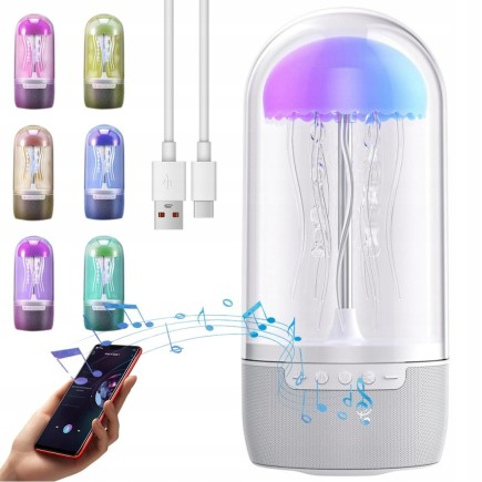 Głośnik Bluetooth z Lampką Pływająca Meduza