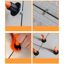 System Do Poziomowania Płytek 51szt Szybkie Kładzenie Płytek