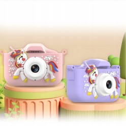 Kopio tuotteesta Aparat Fotograficzny Dla Dzieci Ekran LCD Kamera Gry Różowy