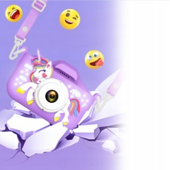 Kopio tuotteesta Aparat Fotograficzny Dla Dzieci Ekran LCD Kamera Gry Różowy