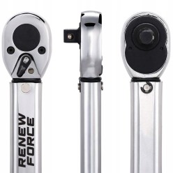 Klucz Dynamometryczny 3/8 7-112nm 370mm z Blokadą Dwukierunkowy z Etui