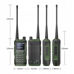Walkie Talkie Radiotelefon Krótkofalówka Baofeng UV-17E PMR VHF UHF USB-C