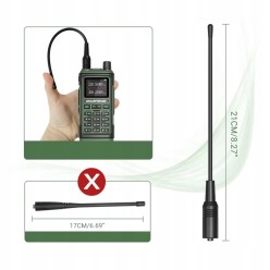 Walkie Talkie Radiotelefon Krótkofalówka Baofeng UV-17E PMR VHF UHF USB-C