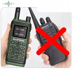 Walkie Talkie Radiotelefon Krótkofalówka Baofeng UV-17E PMR VHF UHF USB-C