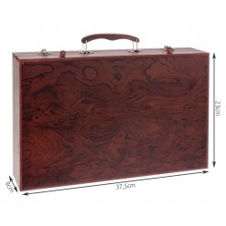 Zestaw Artystyczny do Malowania 142 szt + Walizka