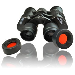 Lornetka Myśliwska Zilner 7x50 Nakładki Przeciwsłoneczne Futerał w Zestawie