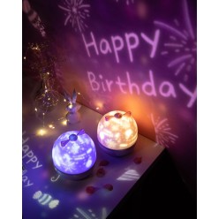 2w1 Projektor Gwiazd Lampka Nocna Różne Wzory Rotacyjna