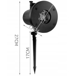 Projektor LED Na Dom świąteczny 12 slajdów motyw Boże Narodzenie