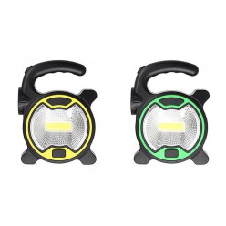 2w1 Mobilna Lampa i Latarka LED COB z Uchwytem