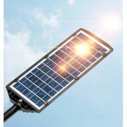 Lampa Solarna Czujnik Ruchu 713 COB 2000W + Pilot