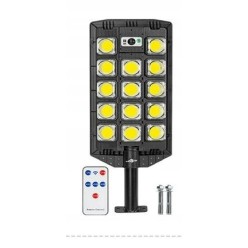 LAMPA SOLARNA CZUJNIK RUCHU 434 COB 1400W + PILOT