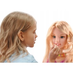 Głowa Do Stylizacji Makijażu Czesania Zestaw z Akcesoriami