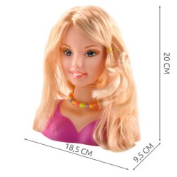 Głowa Do Stylizacji Makijażu Czesania Zestaw z Akcesoriami