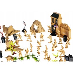 Żołnierzyki Baza Wojskowa Czołgi Zestaw XL 300 elementów