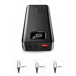 Powerbank 60000 mAh Rozmiar XXL Wbudowana Latarka