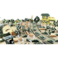 Żołnierzyki Baza Wojskowa Czołgi Zestaw XL 300 elementów