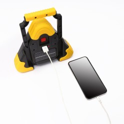 Ostrzegawczy Trójkąt Samochodowy Drogowy z PowerBank i Latarką