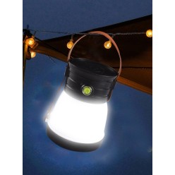 PowerBank Lampa Latarka Solarna CAMPING 3w1