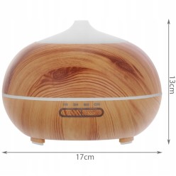 Nawilżacz Powietrza Dyfuzor Zapachowy Aromaterapia - 400ml z olejkami
