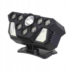 Latarka Czołówka 20 LED COB USB 4 Tryby Taktyczna