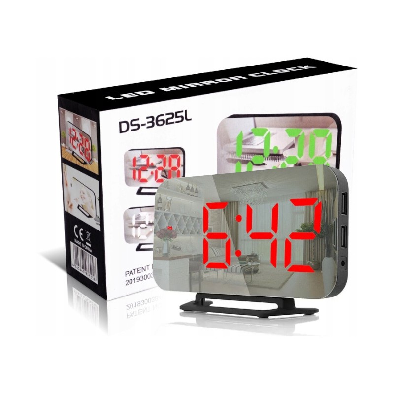 ZEGAR BUDZIK NA PREZENT DLA BABCI I DZIADKA