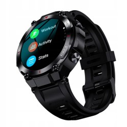 Smartwatch Męski Zegarek z GPS K37 IP68 Krokomierz, Ciśnieniomierz