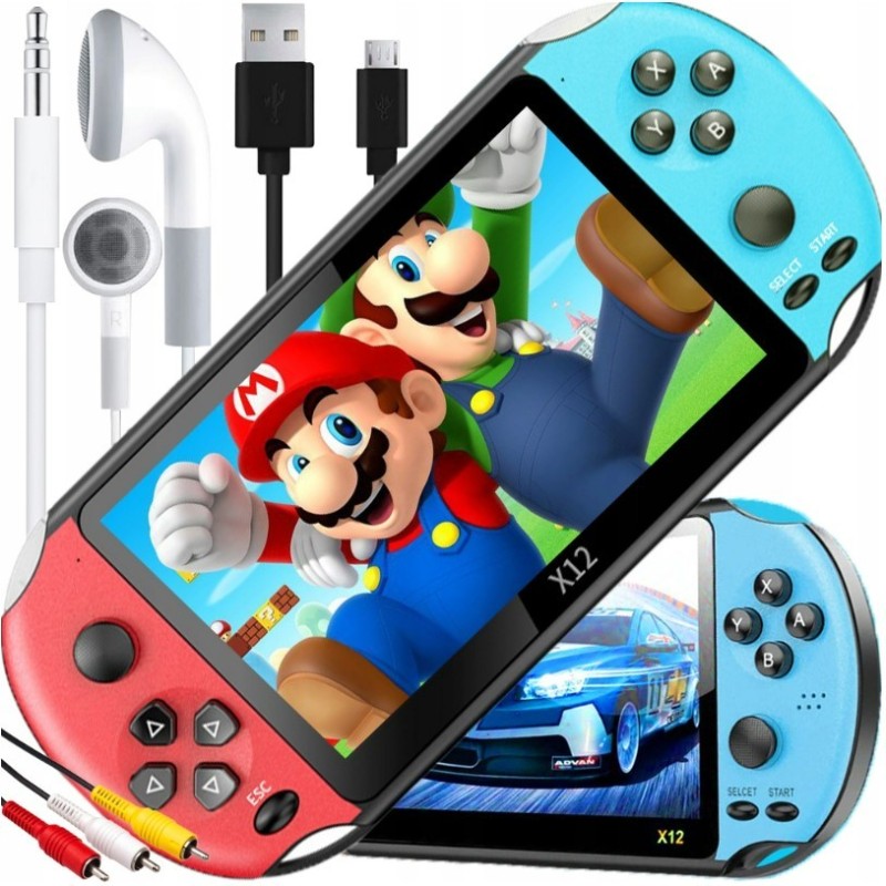 Konsola Przenośna X12 HD 1000 Gier Retro Mini