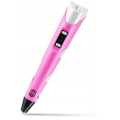 Długopis Drukarka 3D + 120m Filamentów - Różowy