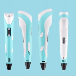 Długopis Drukarka 3D + 100m Filamentów - Niebieski