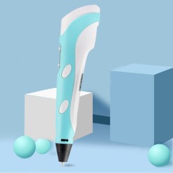 Długopis Drukarka 3D + 100m Filamentów - Niebieski