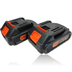 Piła Łańcuchowa Mała Akumulatorowa 24V 2x Zestaw Gogle Ochronne Rękawice