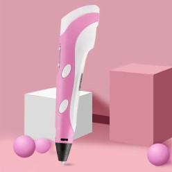 Długopis Drukarka 3D + 120m Filamentów - Różowy