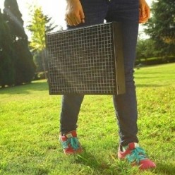 Grill Ogrodowy Turystyczny Węglowy Przenośny Walizka Składany 44x30