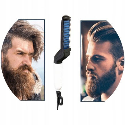 PROSTOWNICA GRZEBIEŃ DLA MĘŻCZYZN do włosów brody