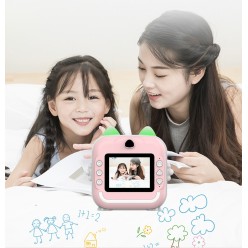Fotograficzny Aparat Dla Dzieci z Funkcją Drukowania Zdjęć Zestaw z 3 Rolkami