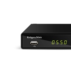 Tuner DVBT2 HEVC KM0550 Kruger&Matz dekoder cyfrowy