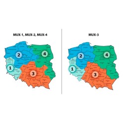 Tuner DVBT2 HEVC KM0550 Kruger&Matz dekoder cyfrowy