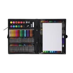 Zestaw do malowania w walizce 168 szt czarny