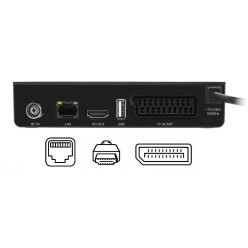 Tuner cyfrowy DVB-T2 H.265 HEVC Cabletech + INTERNET YouTube