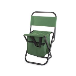 Krzesełko Wędkarskie Turystyczne z Oparciem i Torbą Na Akcesoria