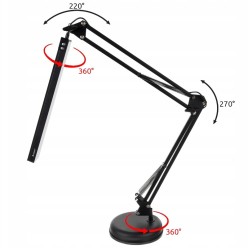 Biurkowa Lampka Składana 3 Barwy Świecenia 2 Rodzaje Montażu
