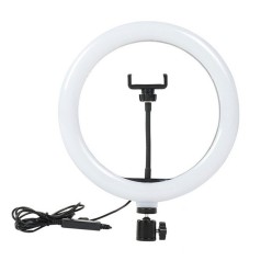 Lampa Pierścieniowa Ring LED 30cm 230V  2 Barwy Zółta/Biała 30W
