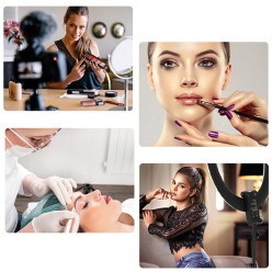 Lampa Pierścieniowa Ring LED 30cm 230V  2 Barwy Zółta/Biała 30W