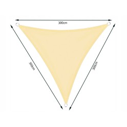 Żagiel Przeciwsłoneczny Wodoodporny Markiza 3x3x3m