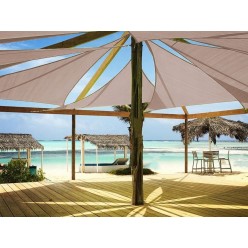 Żagiel Przeciwsłoneczny Wodoodporny Markiza 3x3x3m