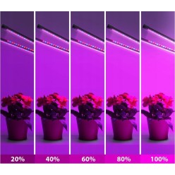 4x Lampa LED Do Uprawy Roślin Zestaw Statyw 150cm Timer