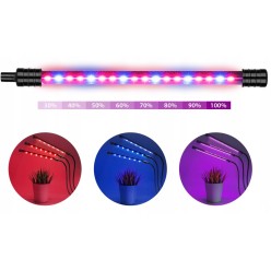 4x Lampa LED Do Uprawy Roślin Zestaw Statyw 150cm Timer